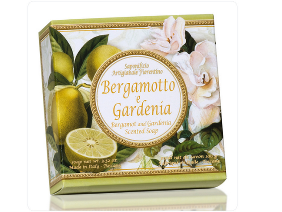 Мыло ES-41 Arancia canella, Бергамот и гардения ,100 гр / Saponicifio Artiginale Fiorentino