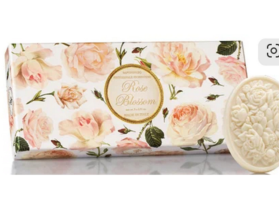 Мыло Rosa с ароматом цветов, 125 гр (3 шт) / Saponificio Artigianale Fiorentino Мыло Rosa с ароматом цветов, 125 гр (3 шт) / Saponificio Artigianale Fiorentino