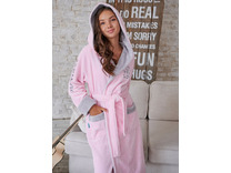 Халат подростковый Athletic little бамбуковый с капюшоном / Vien