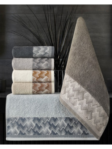 Полотенце H 3238 Vip Cotton Besta махровое 70*140 / Karven Полотенце H 3238 Vip Cotton Besta махровое 70*140 / Karven