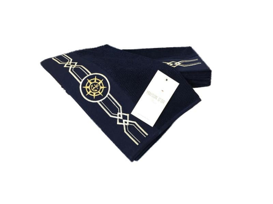 Полотенце Eleganze Marin махровое 50*100 / Maison Dor