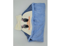 Полотенце 7536104 Мультяшки голубое микрофибра 70*140 / 7-я