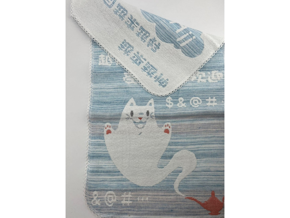 Полотенце 6502213 Кот-джин махровое 25*50 / 7-я