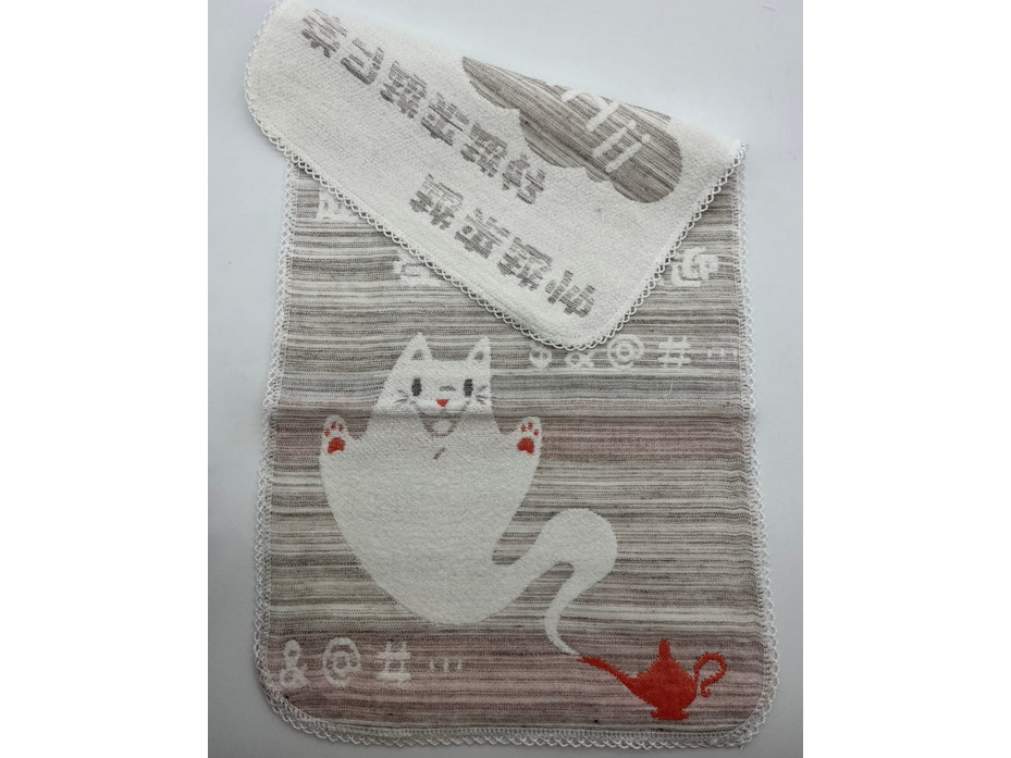 Полотенце 6502213 Кот-джин махровое 25*50 / 7-я