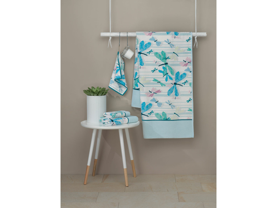 Полотенце Dragonfly blue шенилл 50*100 / Feiler