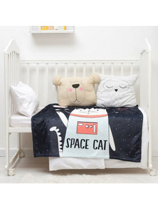 Плед 6948930 Space cat флисовый 100*100 / Крошка Я