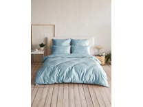 Пододеяльник 213KL-15-4005 ярко-голубой сатин однотонный 160*220 / Tia