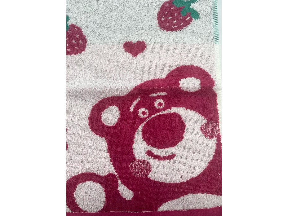 Полотенце 1502256 Клубника махровое 25*50 / 7-я
