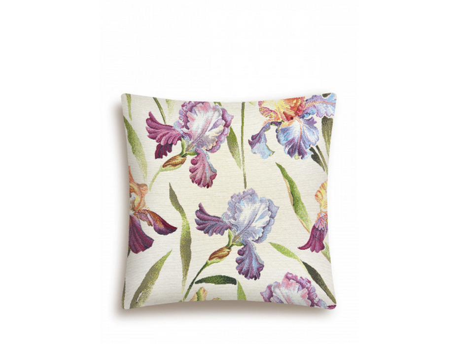 Наволочка декоративная 2310477 Ирисы гобелен 45*45 / Le Gobelin