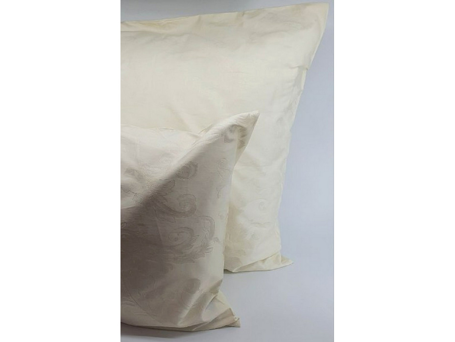 Наволочка 258KL-10(002) сатин жаккард французские узоры шампань 70*70 / Tia Наволочка 258KL-10(002) сатин жаккард французские узоры шампань 70*70 / Tia