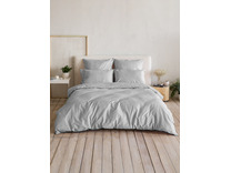 Наволочка 213KL-105 сатин однотонный Светло-серый 70*70 / Tia