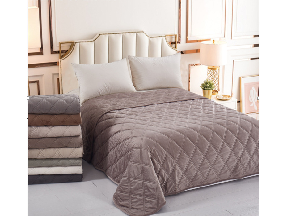 Покрывало 8083349 Ромб велюровое 150*210 / 7-я