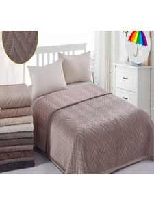 Покрывало 8084410 Елочка велюровое 220*240 / 7-я Покрывало 8084410 Елочка велюровое 220*240 / 7-я