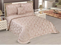 Покрывало с наволочками Audree жаккардовое 250*260, 50*70 (2 шт), 45*45 (1 шт) / Maison Dor