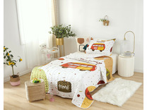 Покрывало с наволочкой детское Sunny day №6 Автобус хлопковое 160*220, 50*70 (1 шт) / Sofi de Marko Покрывало с наволочкой детское Sunny day №6 Автобус хлопковое 160*220, 50*70 (1 шт) / Sofi de Marko