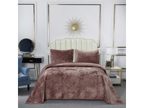 Покрывало с наволочкой Патрисия велюровое 160*220, 50*70 (1 шт) / Sofi de Marko