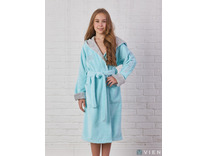Халат подростковый Sport Girl бамбуковый с капюшоном / Vien Халат подростковый Sport Girl бамбуковый с капюшоном / Vien