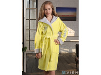 Халат подростковый Sport Girl бамбуковый с капюшоном / Vien Халат подростковый Sport Girl бамбуковый с капюшоном / Vien