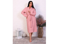 Халат унисекс Бохо вафельный накладной карман / Ашма