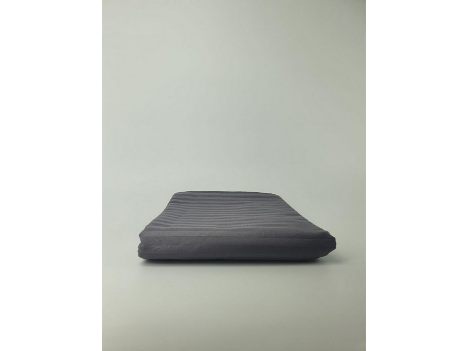 Пододеяльник KL-7(J)(703) сатин страйп мокрый асфальт 200*220 / Tia