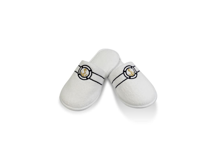 Тапочки махровые мужские закрытые Marine / SoftCotton