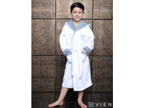 Халат подростковый Atletik Junior бамбуковый с капюшоном / Vien Халат подростковый Atletik Junior бамбуковый с капюшоном / Vien