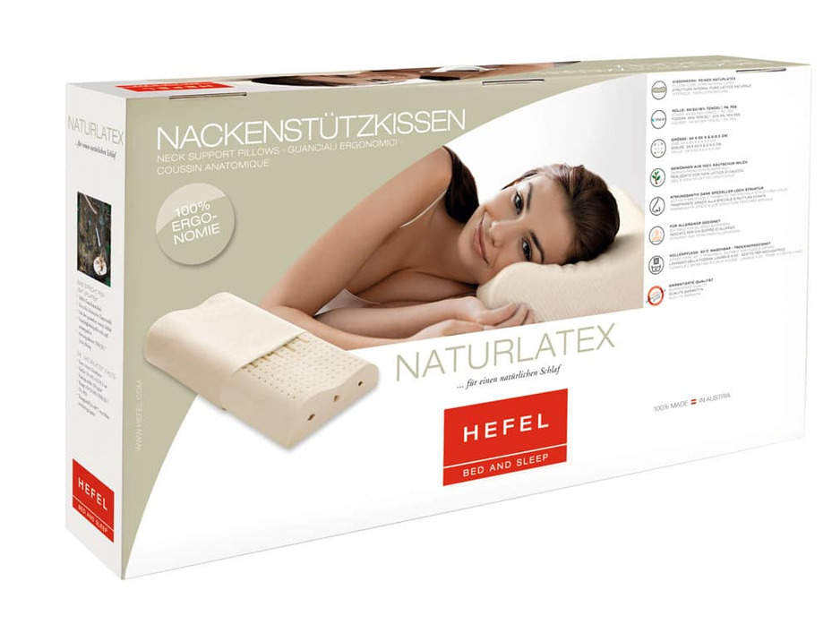 Подушка Naturlatex анатомическая 34*65 / Johann Hefel