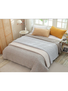 Покрывало 4608259 Тисненые листочки хлопковое 150*200 / 7-я