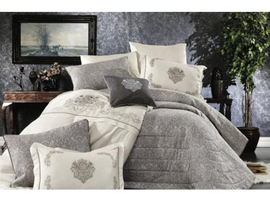 Покрывало с наволочками Versay жаккардовое 260*270. 50*70 (2 шт), 45*45 (1 шт) / Grazie Home