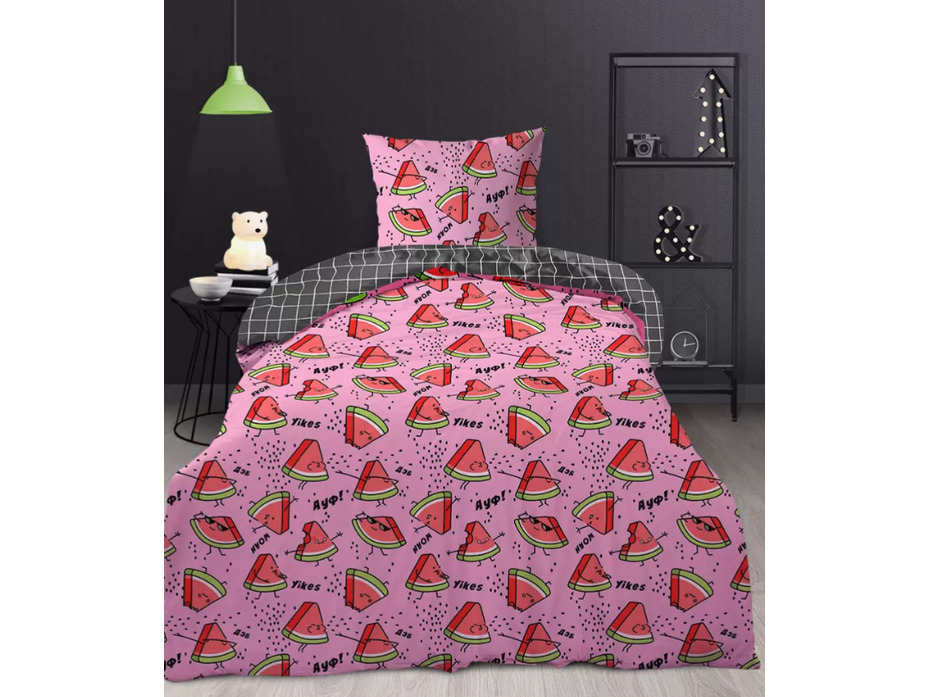 Постельное белье 20125 Арбузер перкаль 1,5 сп / Василиса