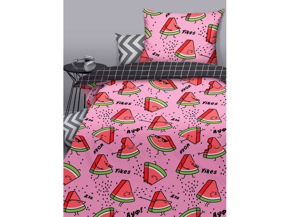 Постельное белье 20125 Арбузер перкаль 1,5 сп / Василиса