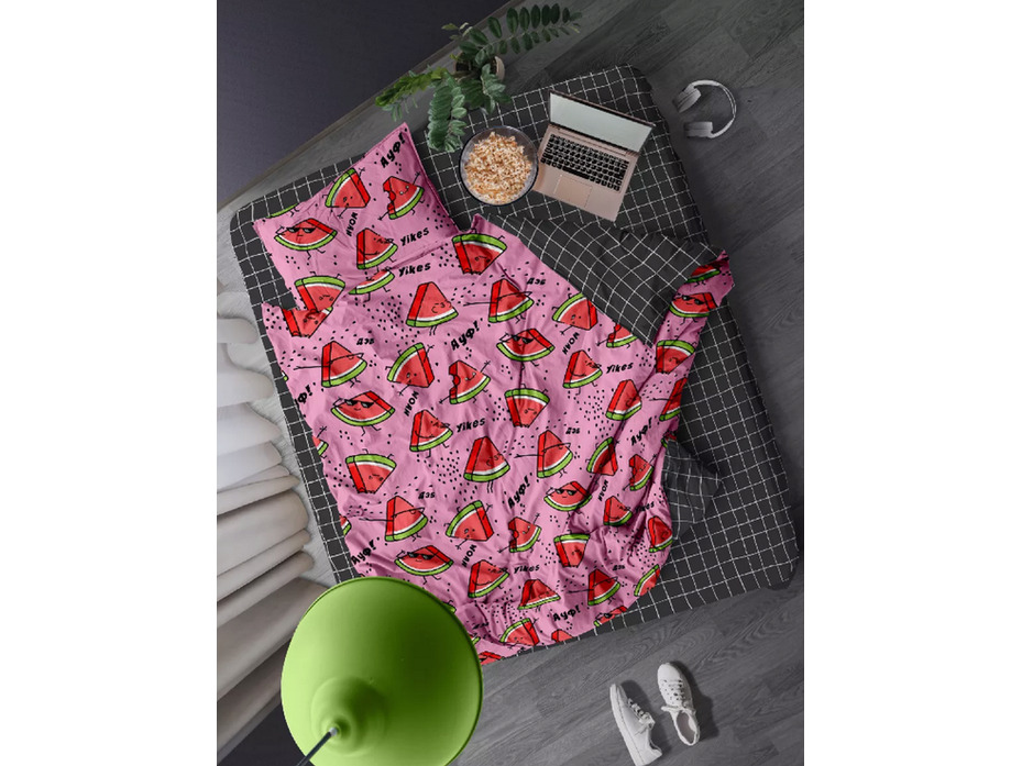 Постельное белье 20125 Арбузер перкаль 1,5 сп / Василиса