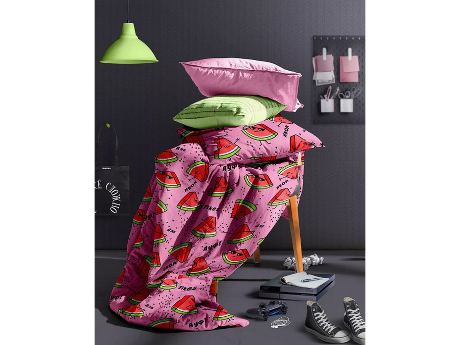 Постельное белье 20125 Арбузер перкаль 1,5 сп / Василиса