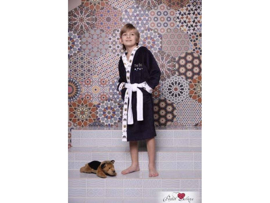 Халат детский Puppy велюровый с капюшоном / Vien