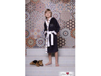 Халат детский Puppy велюровый с капюшоном / Vien