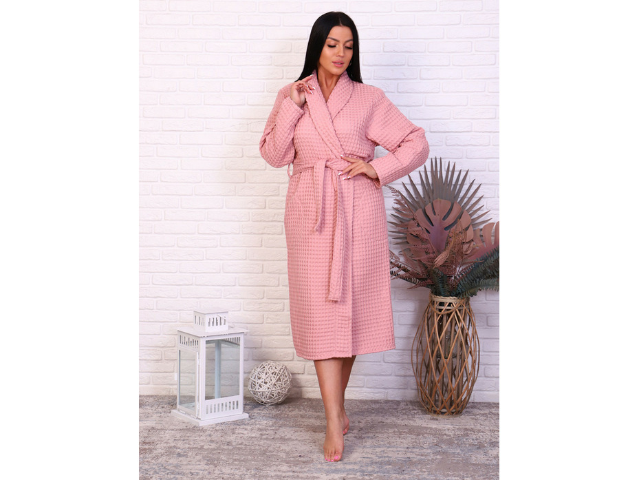 Халат унисекс Бохо вафельный / Ашма