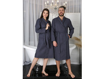 Халат унисекс Бохо вафельный / Ашма