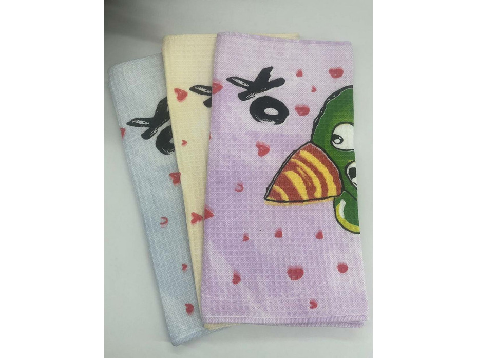 Полотенце 2204360 Дракоша ОК вафельное 35*75 / 7-я