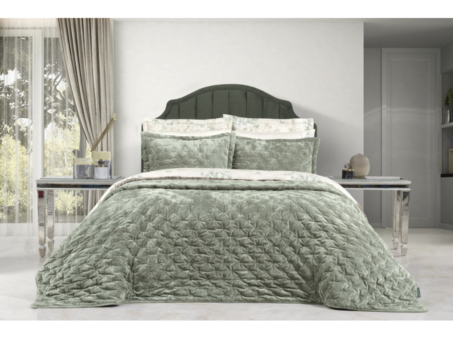 Покрывало Y 880 Elit group Metis велюровое 250*260, 50*70- 2 шт / Sarev Покрывало Y 880 Elit group Metis велюровое 250*260, 50*70- 2 шт / Sarev