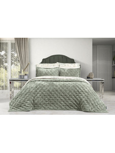 Покрывало Y 880 Elit group Metis велюровое 250*260, 50*70- 2 шт / Sarev