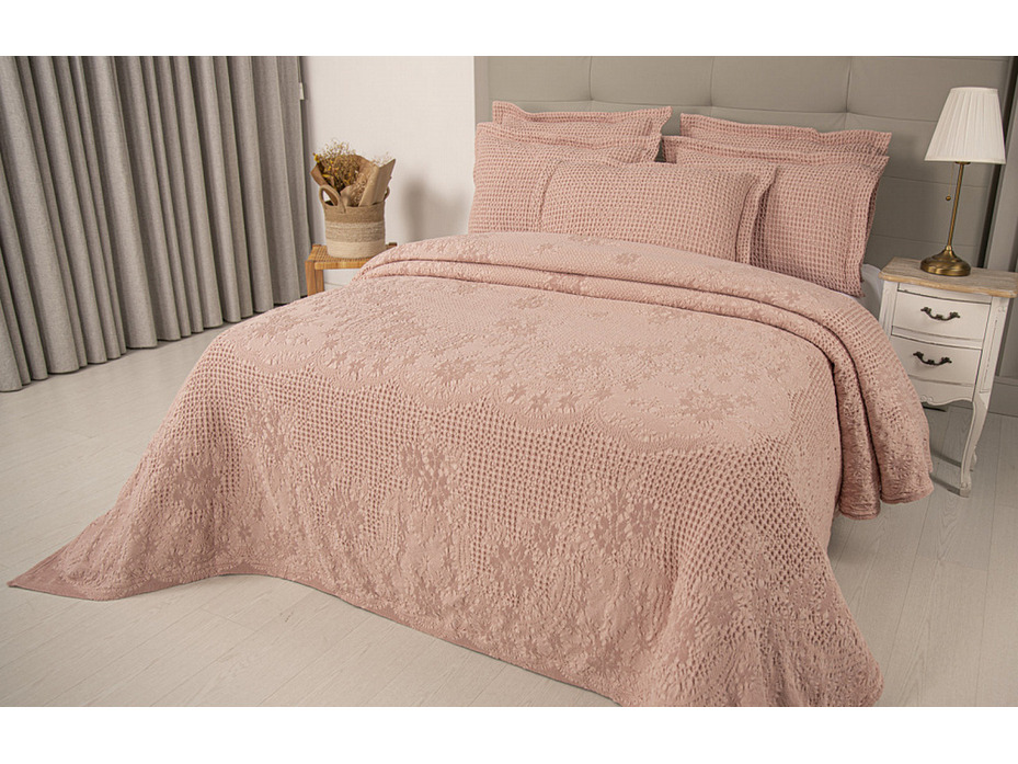 Покрывало с наволочками Rio жаккардовое 240*260, 50*70 (2 шт) / Tivolyo Home