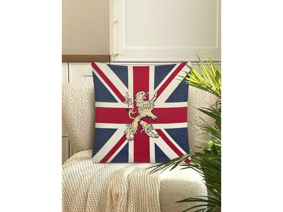 Наволочка декоративная 07307 Лев гобелен 45*45 / Le Gobelin