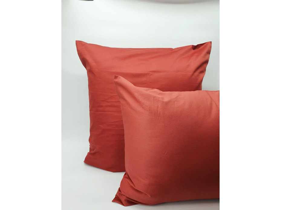 Наволочка 213KL-102 винный сатин однотонный 50*70 / Tia