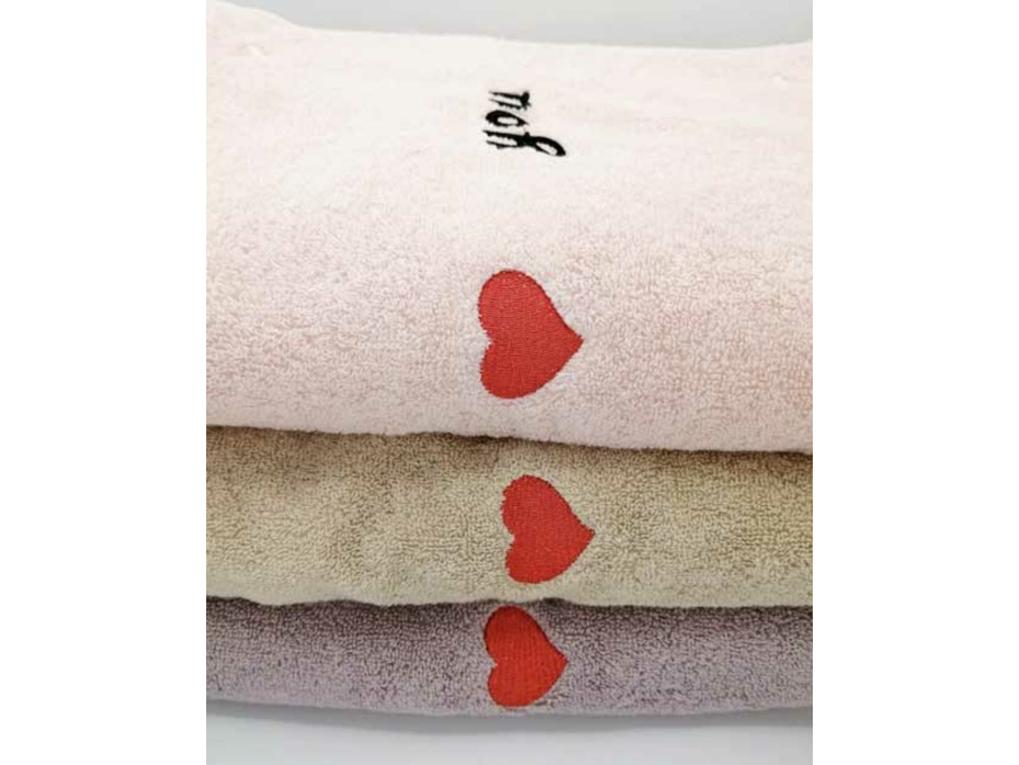 Полотенце 150662 I LOVE YOU махровое 70*140 / 7-я