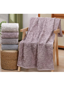 Полотенце 2206432 Листики махровое 70*140 / 7-я