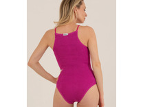 Купальник слитный женский Banador halter Фуксия / Calamoon