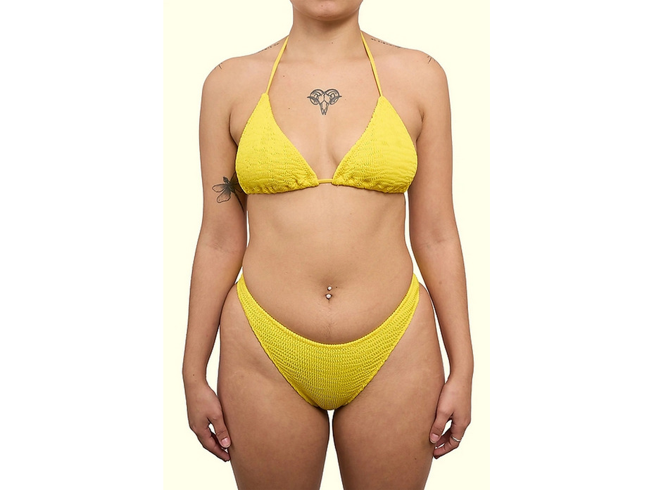 Трусы купальные женские Braguita brasilena Желый / Calamoon