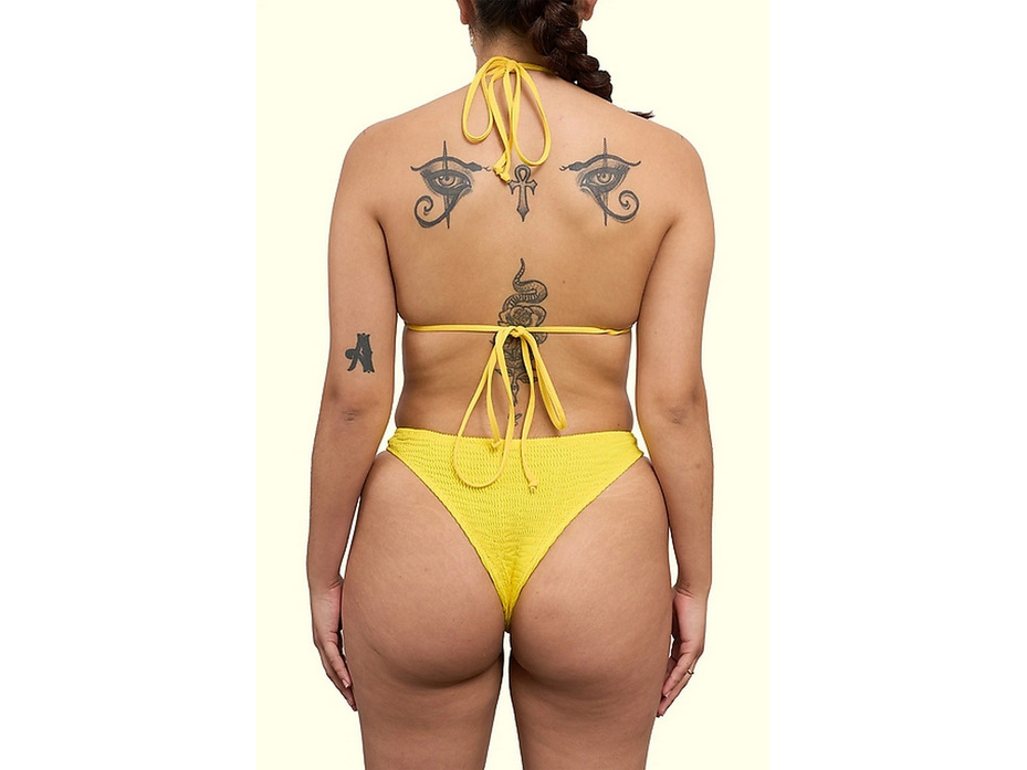 Трусы купальные женские Braguita brasilena Желый / Calamoon