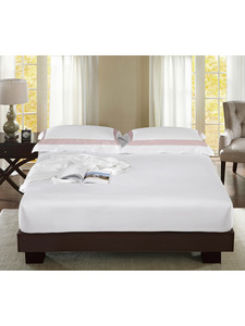 Простыня на резинке сатин премиум 160*200*30 / Sharmes