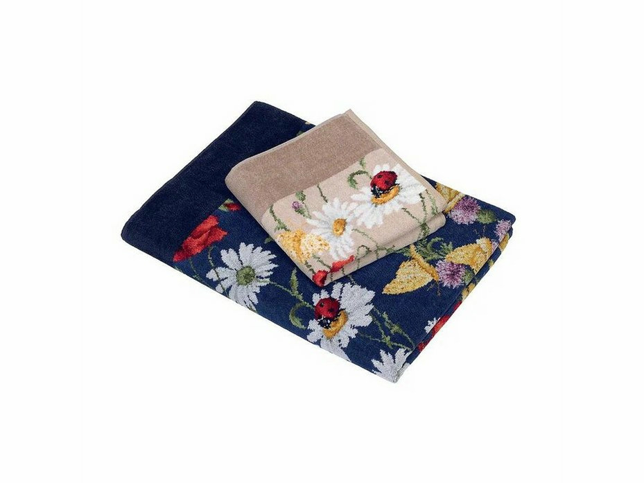 Полотенце Daisy field blue шенилл 50*100 / Feiler